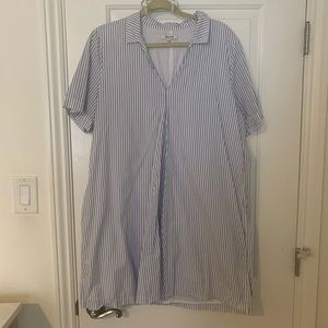 Madewell Striped Tunic Shirtdress